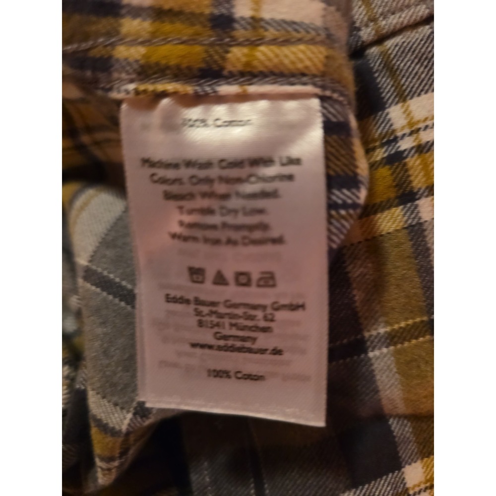 eddie bauer flannel shirt mens xxl - Picture 8 of 8